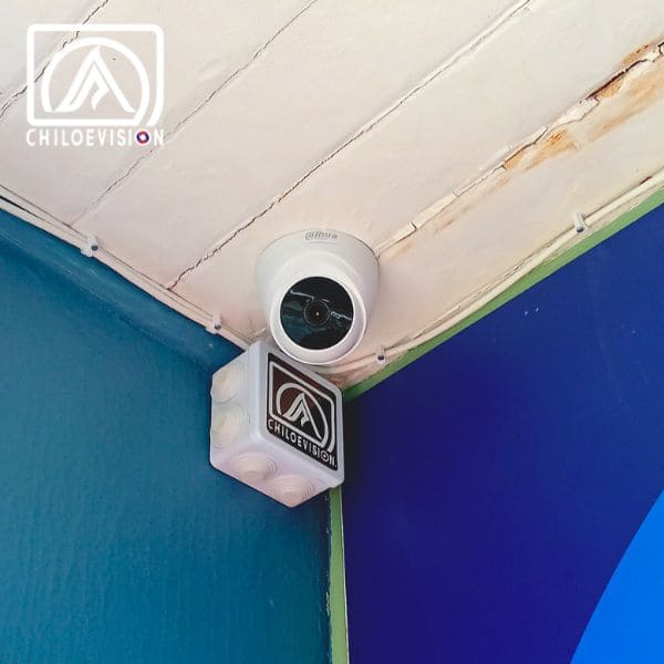 Instalación de cámaras de seguridad en Dalcahue, Chiloé
