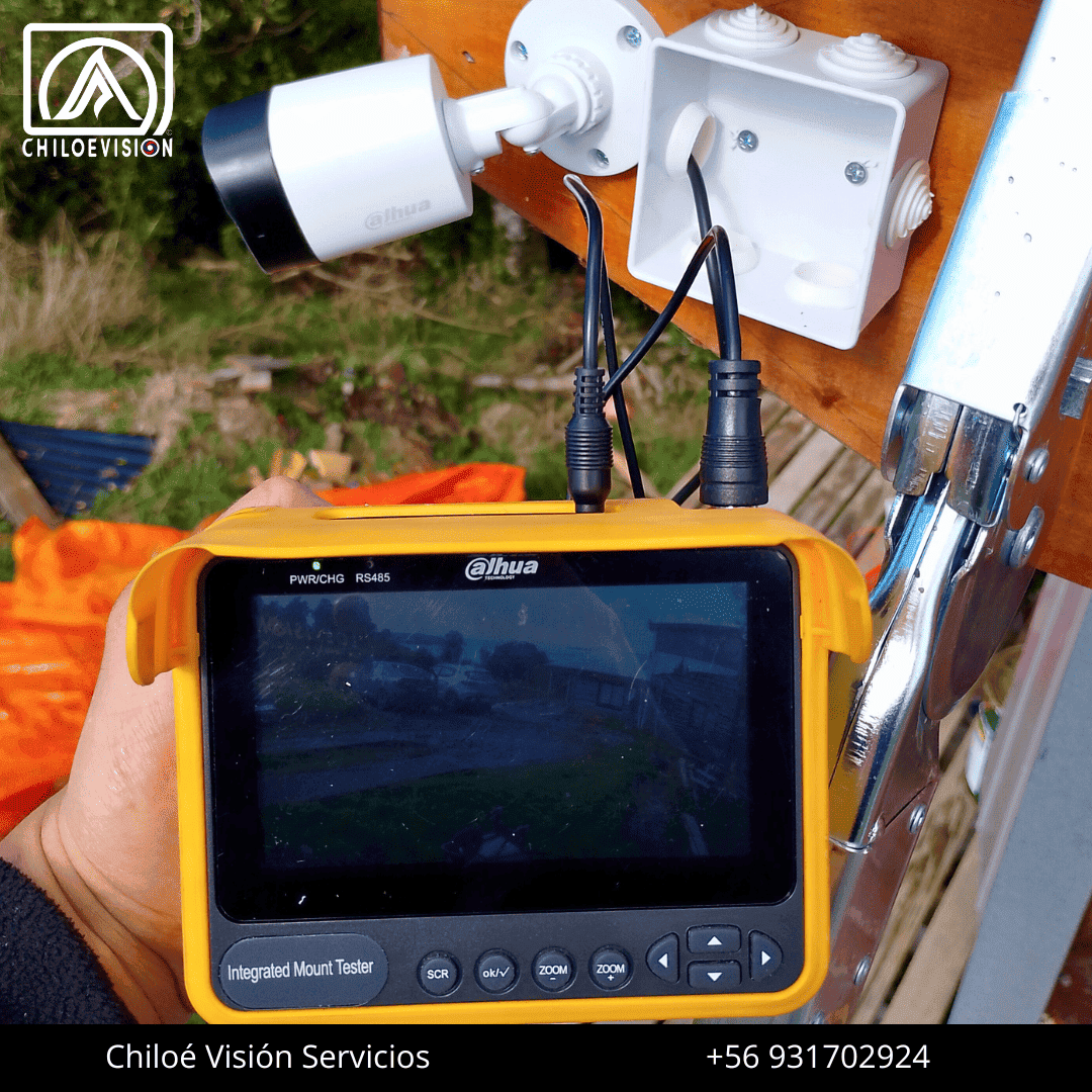 Instalación profesional de cámaras de seguridad CCTV en Chiloé