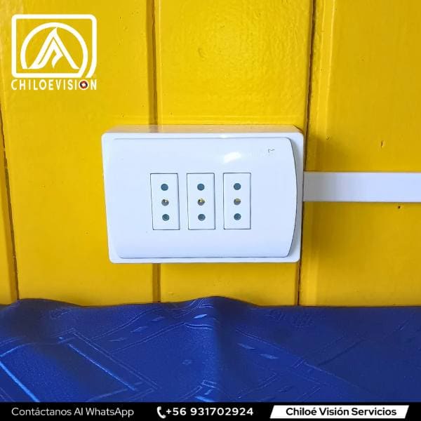 Instalación de enchufes y puntos eléctricos en Chiloé