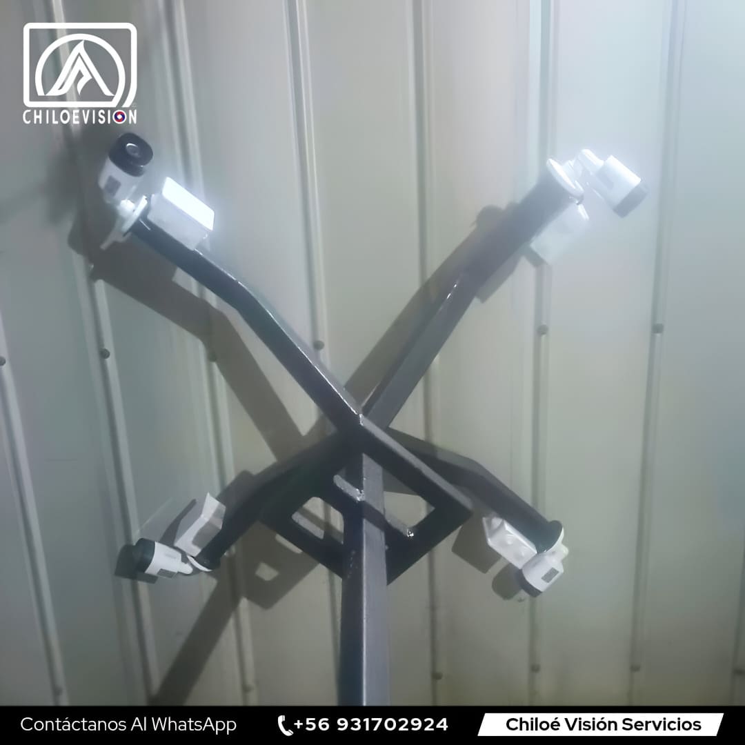 Cámaras de Seguridad con Soporte Metalico Modular en Chiloe