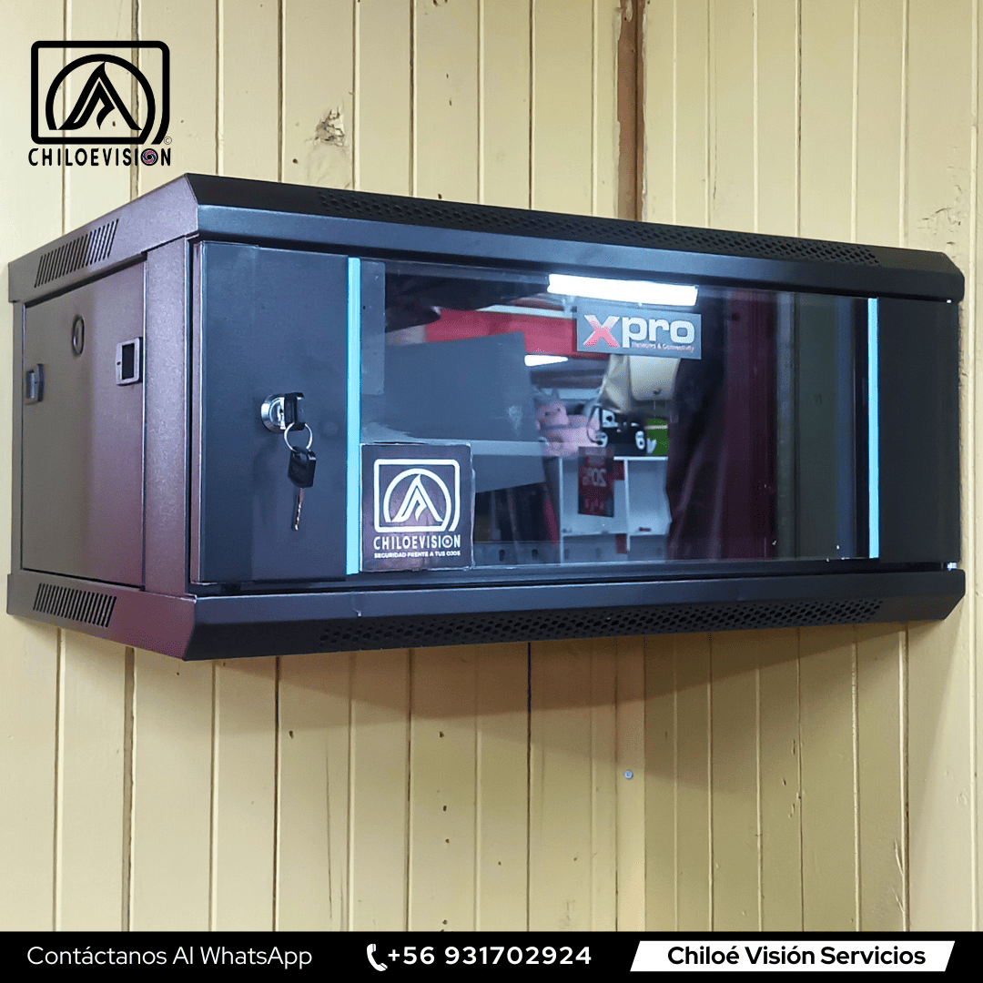 Instalacion de Gabinetes y Rack de CCTV en Chiloé Vision servicios