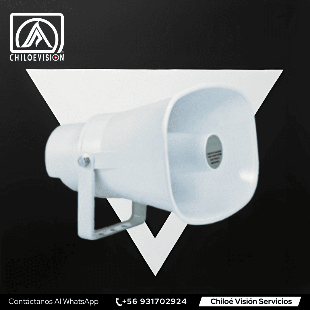 Megáfono CCTV Activo – Audio Potente para Seguridad EN CHILOE