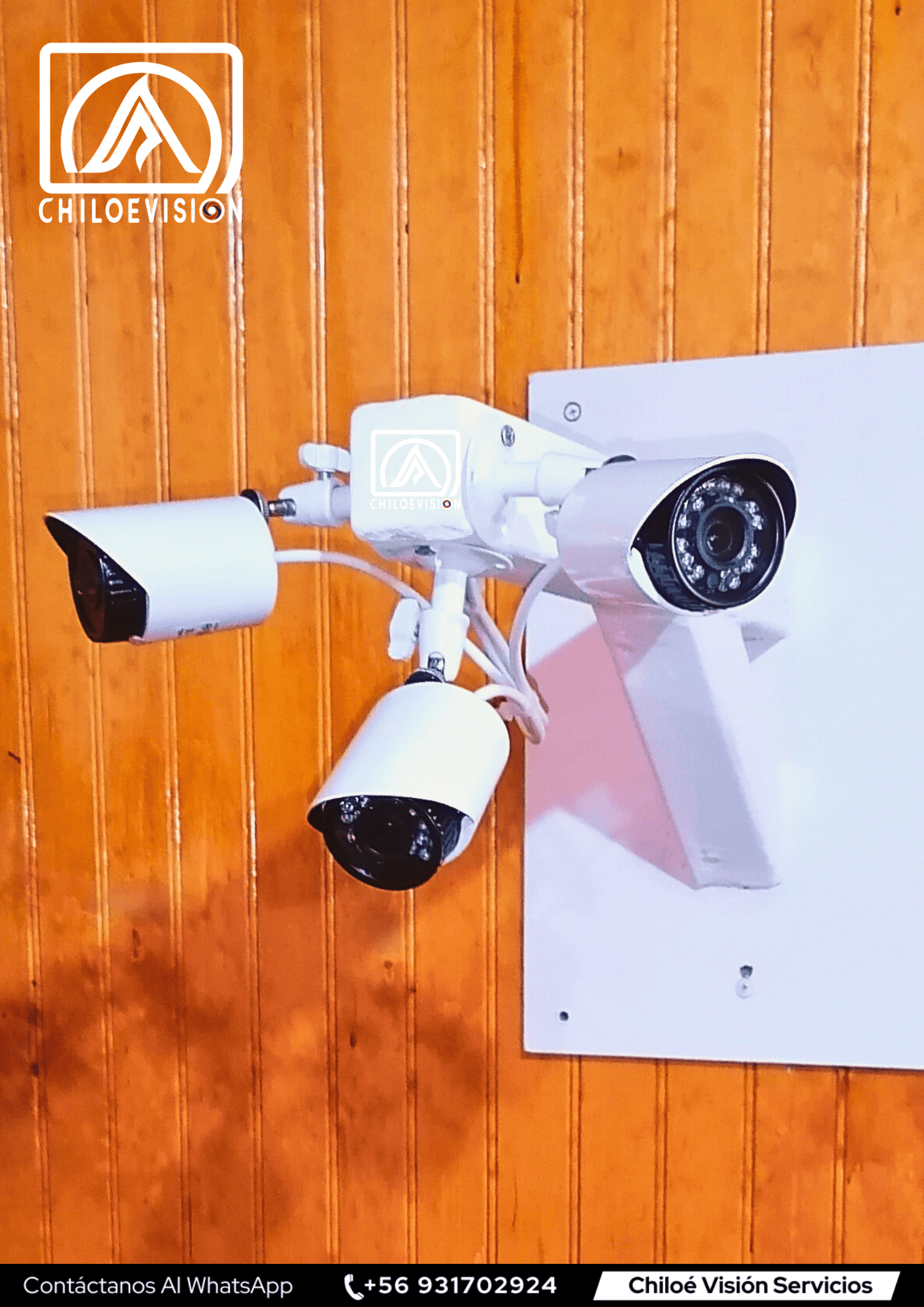 Cámaras de seguridad y alarmas en Chiloé – Instalación profesional con Chiloevision™