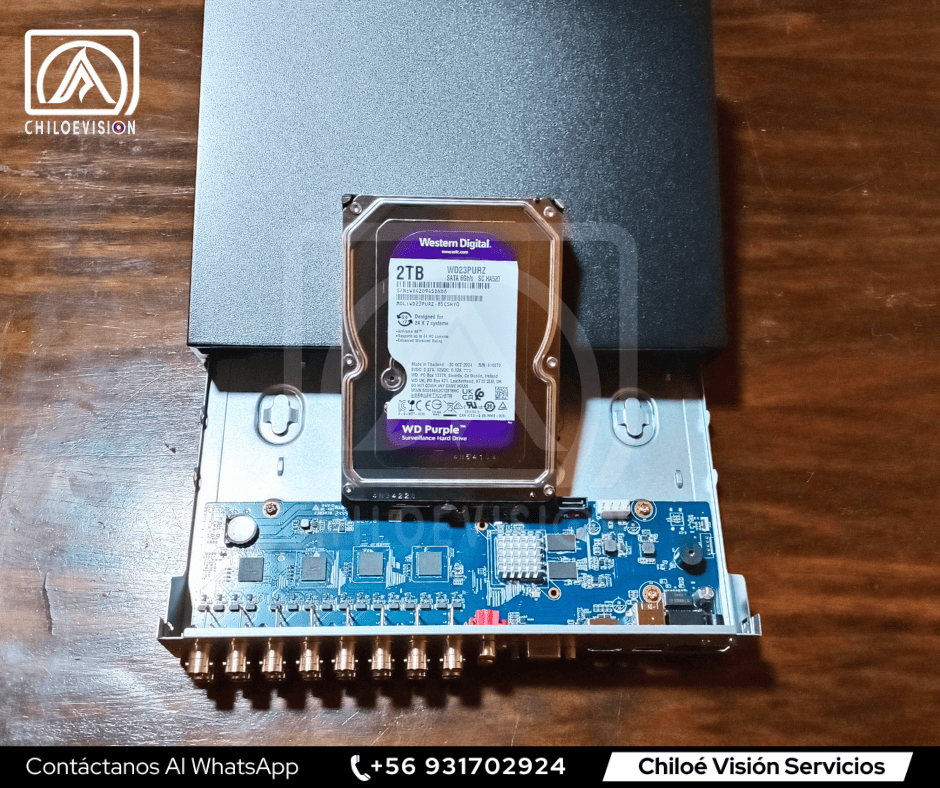 reemplazo de DVR y cámaras de seguridad (CCTV) en Chiloé
