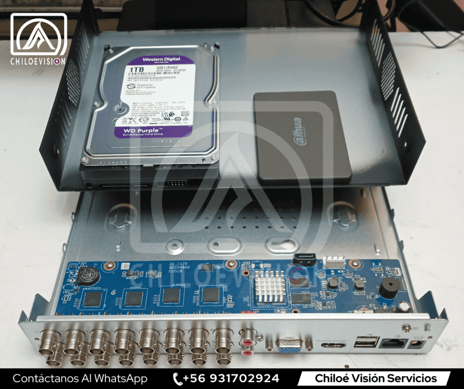Cambio de disco duro en sistema CCTV, DVR, NVR, XVR,