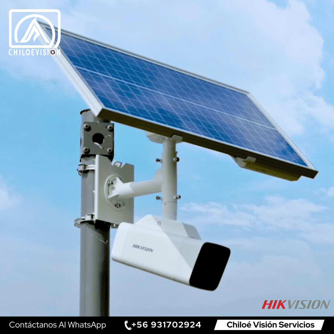 Cámara de seguridad solar en Castro y Chiloé (Hik Vision)