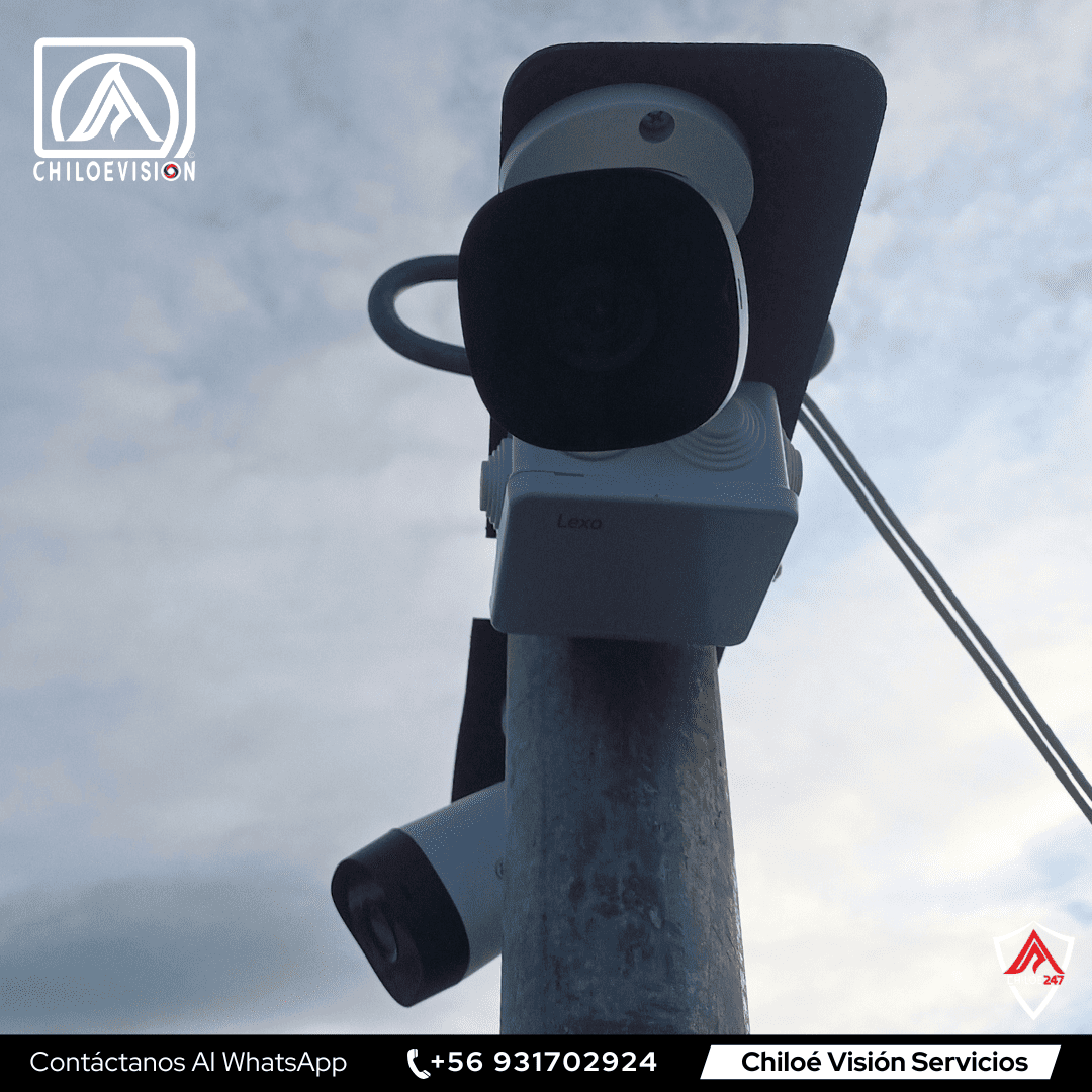 Instalación de cámaras de seguridad en casas y negocios en Chiloé
