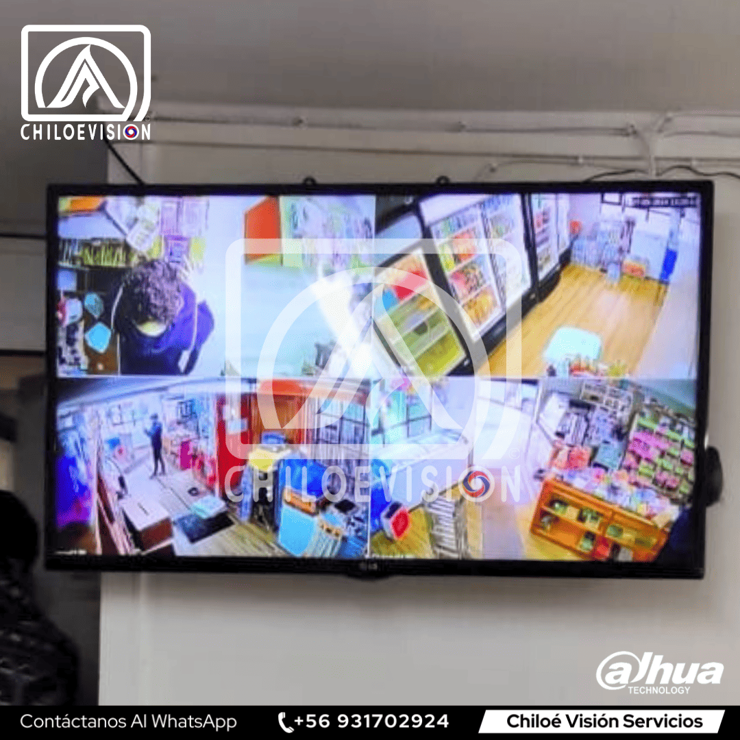 Instalación de Cámaras de Vigilancia CCTV en Quellón, Chiloé