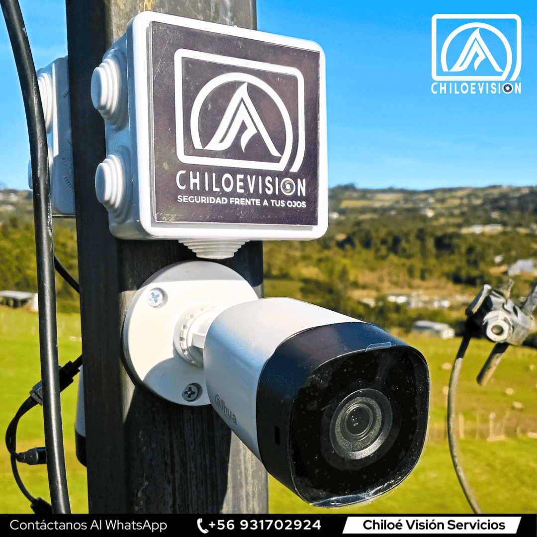 Instalacion de Cámaras de VideoVigilancia en Achao, Chiloé