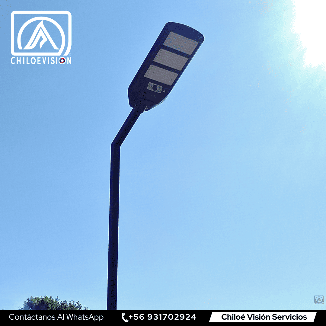 Focos, Luces e Iluminación Solares - Instalación en Chiloé