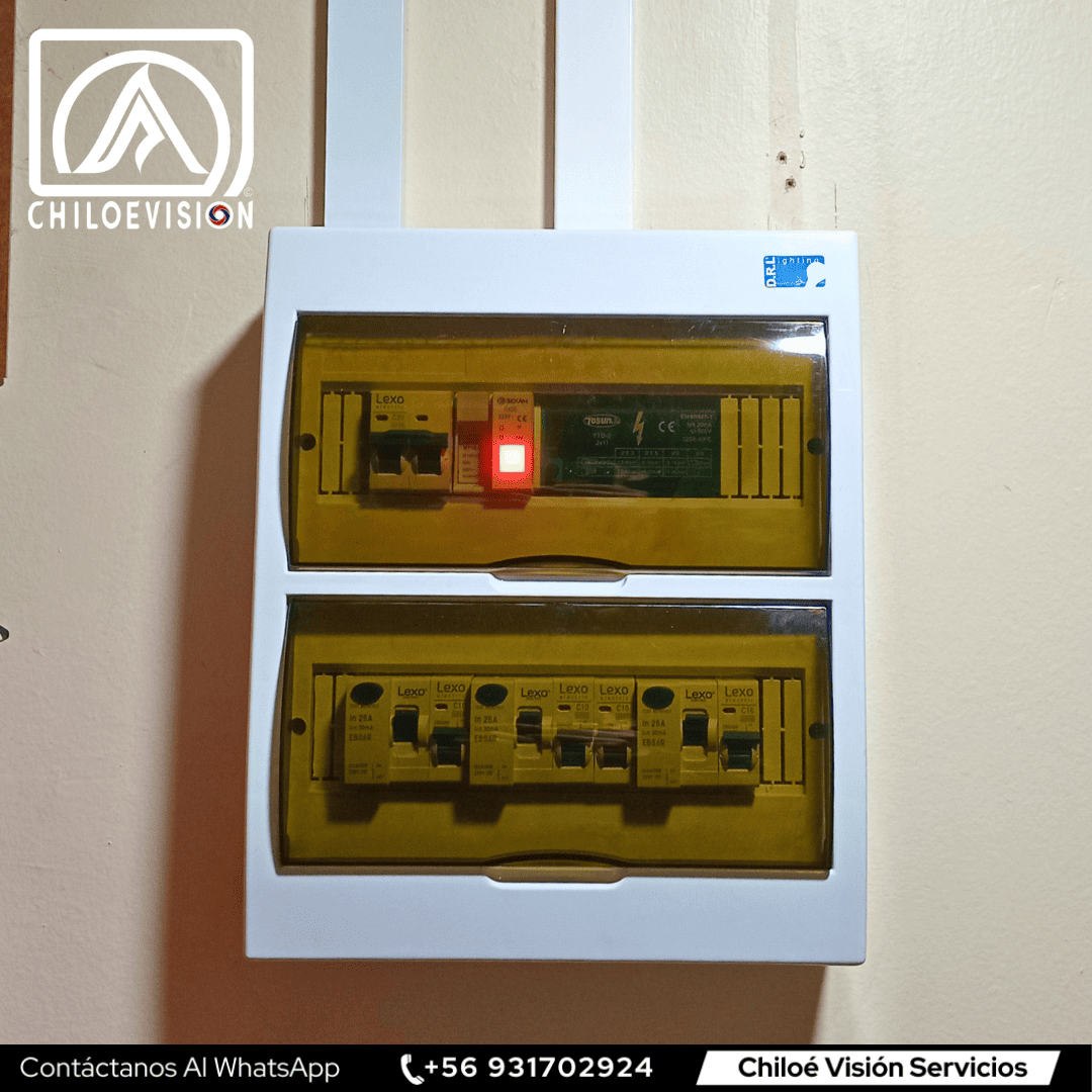Servicios de electricidad en Castro, Chiloé.