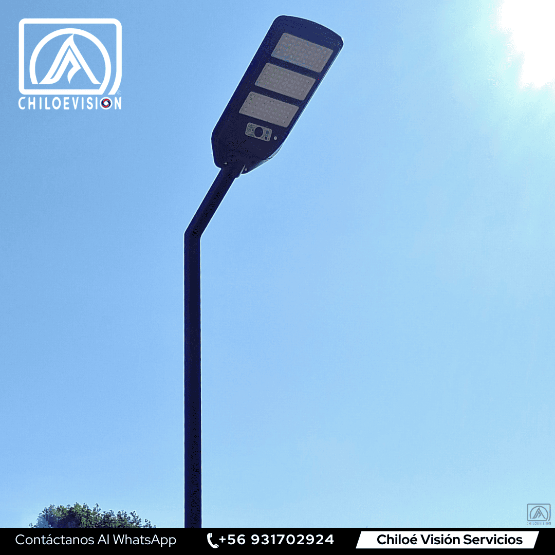 Instalacion de Iluminación solar en Quemchi, Chiloe
