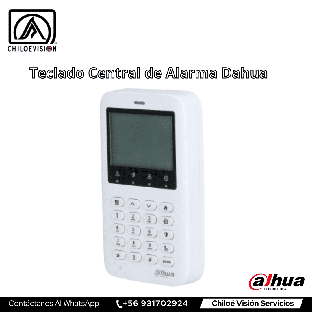 Teclado Central de Alarma Dahua - Alarma Chiloe