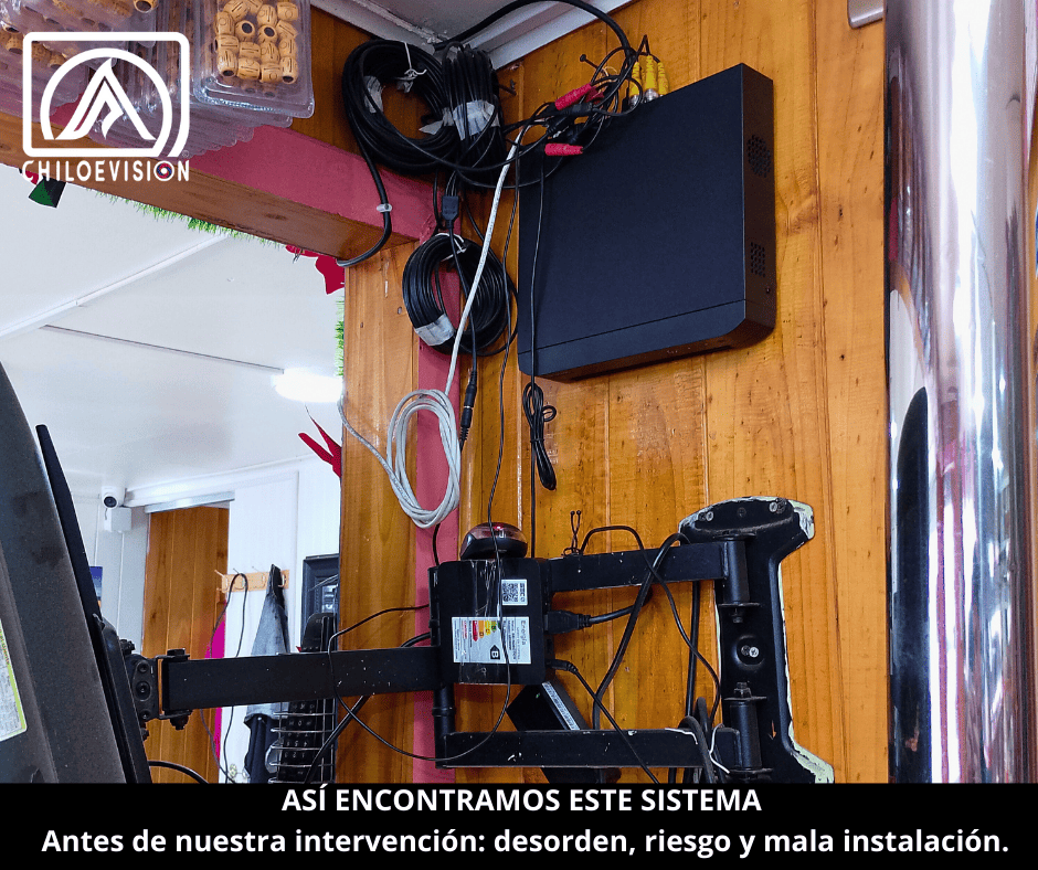 Reinstalación de Cámaras Mal Instaladas – Puqueldon Chiloé