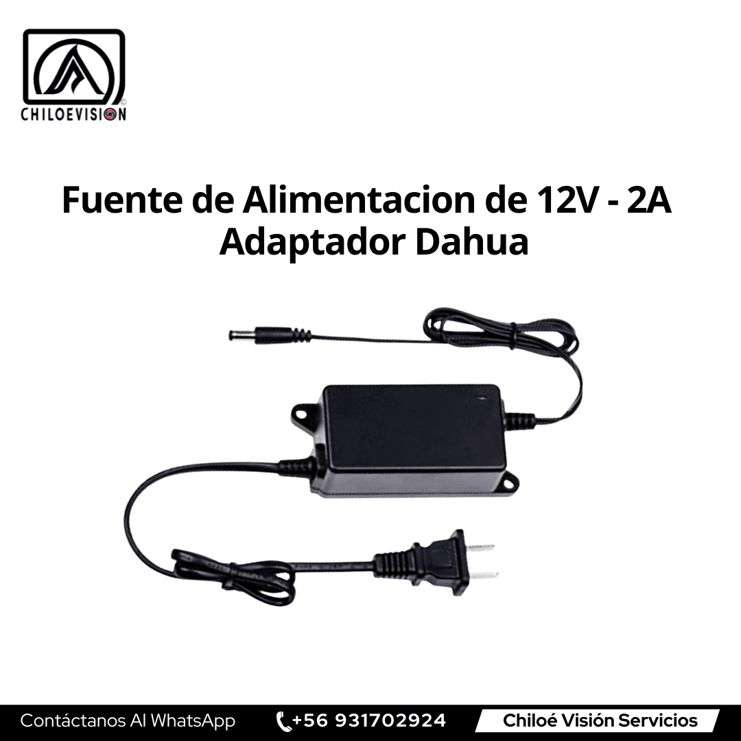 Fuente de Poder Tipo Adaptador 12V 5A /Dahua