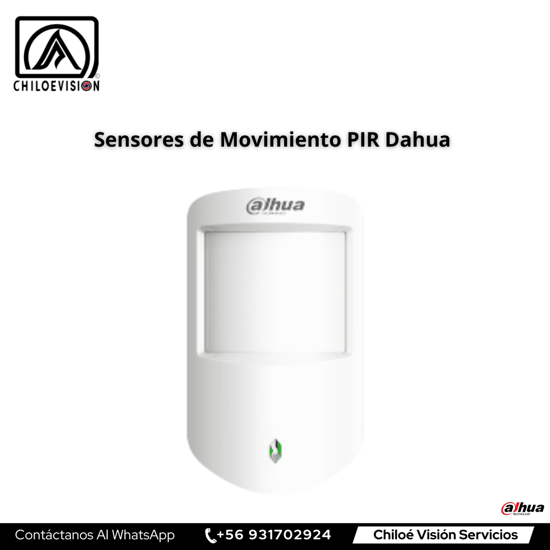 Sensores de Movimiento PIR Inalámbrico Dahua - Instalación en Chiloé