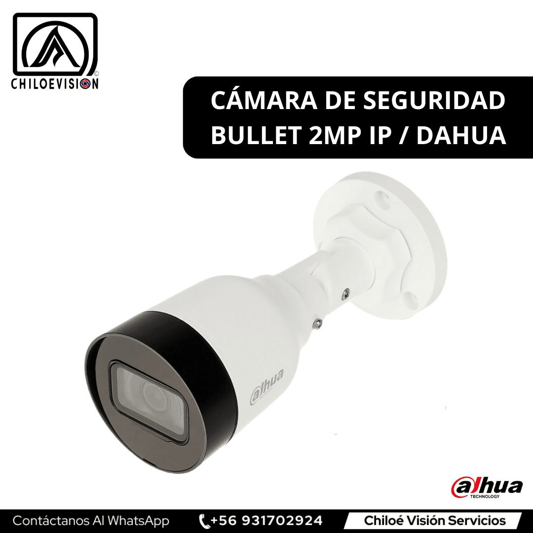 Cámara de seguridad Bullet 2mp IP / Dahua - DH-IPC-HFW1230S1-S