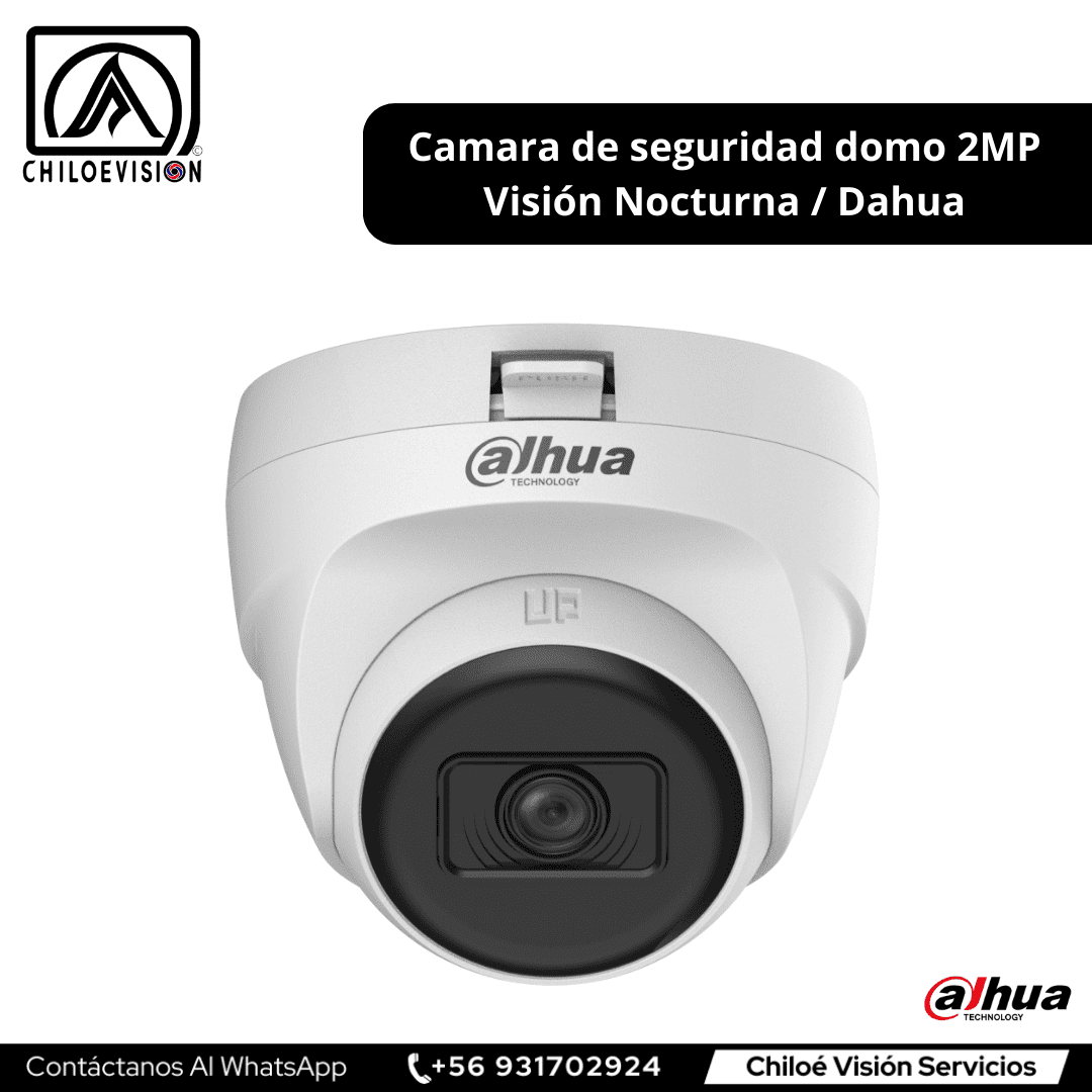 Cámara de Seguridad Domo 2MP 1080p, / Dahua serie economica (cooper)