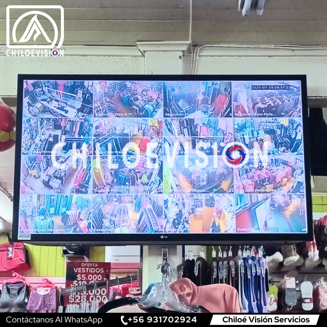 Instalación de CCTV en Chonchi y alrededores de Chiloé