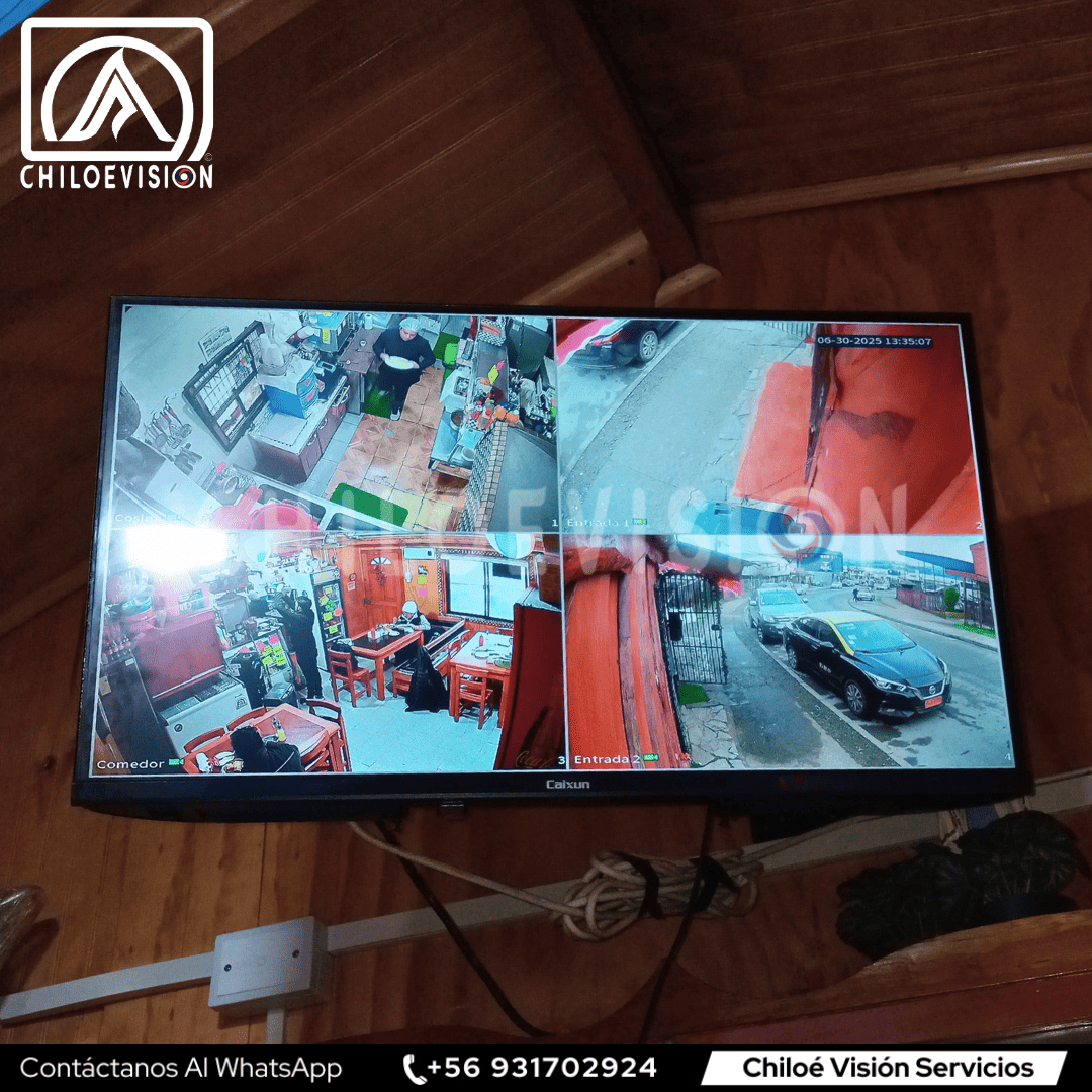 Instalación de CCTV en Puqueldón y alrededores de Chiloé