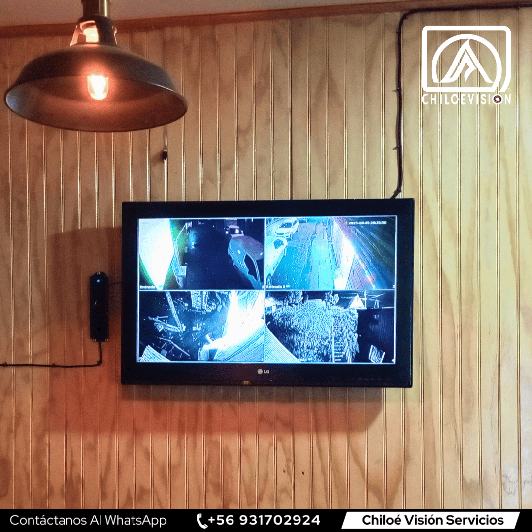 Instalación de CCTV (Circuito Cerrado de Televisión) en Chiloé