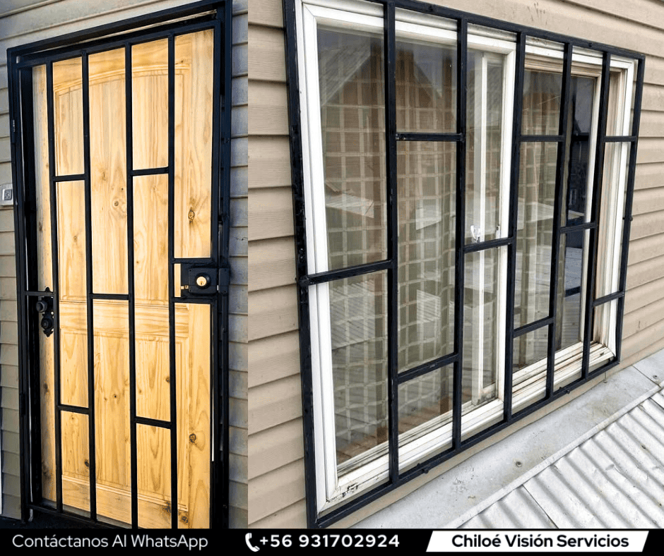 Rejas Metálicas y Protecciones para Puertas y Ventana en Chiloé