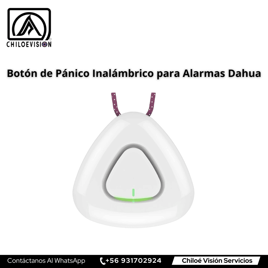 Botón de Pánico Inalámbrico para Alarmas Dahua en Chiloé