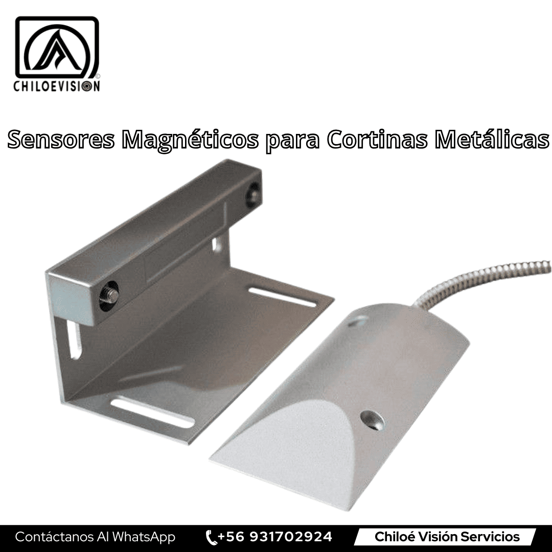 Sensor Magnético Metálico para Cortinas y Portones en Chiloé