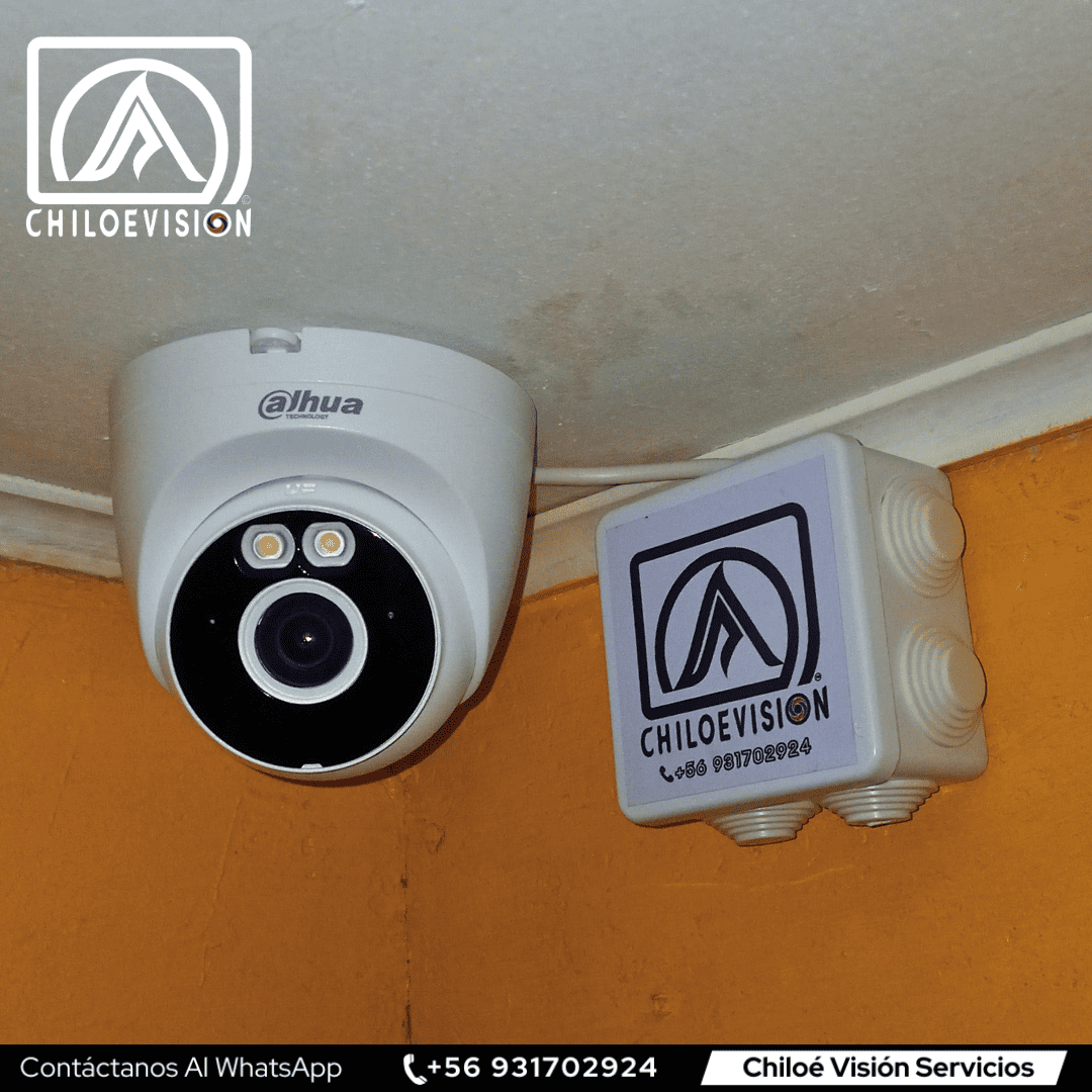 Cámara de Seguridad Tipo Domo en Chiloé