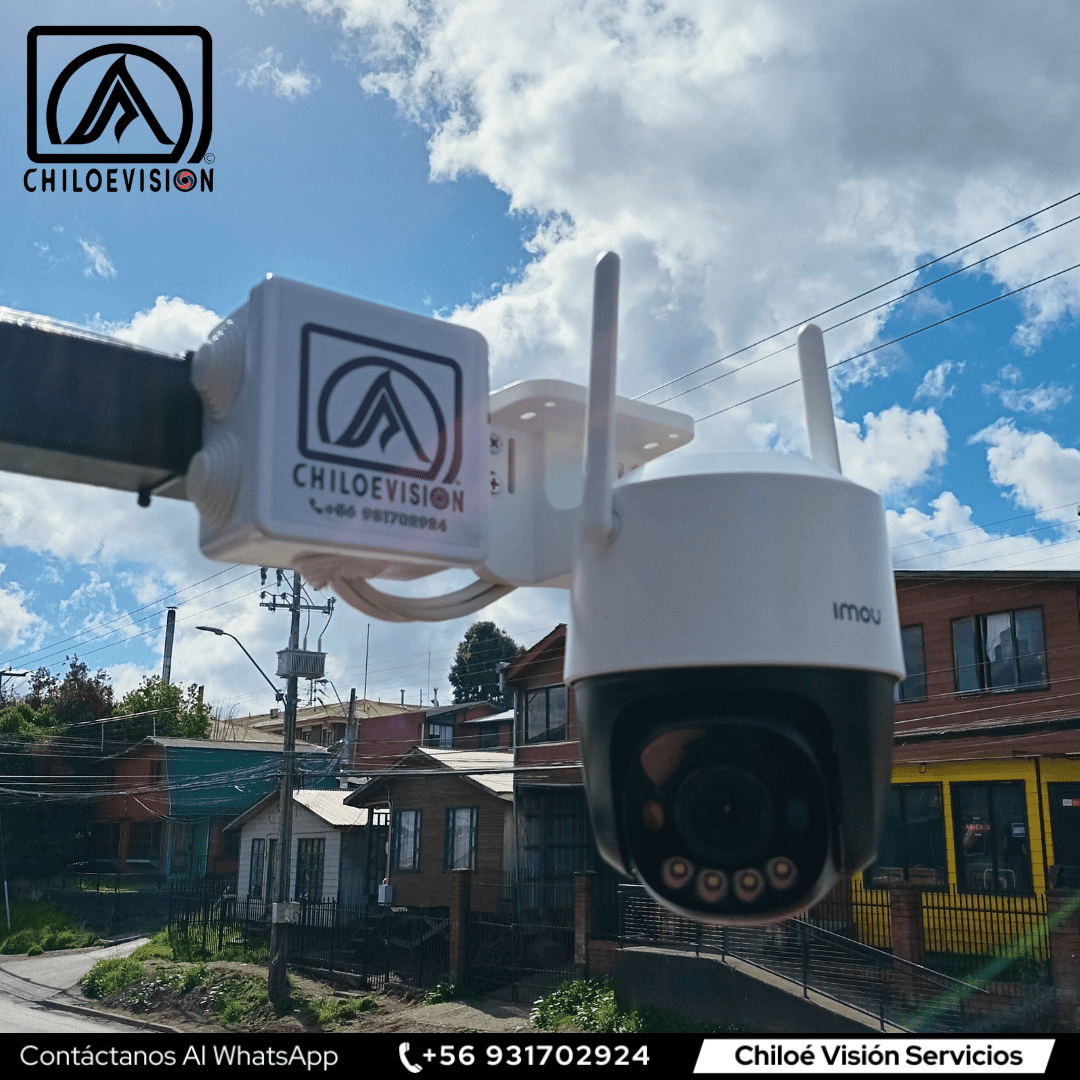 Instalación de Camara de Seguridad en Chiloé
