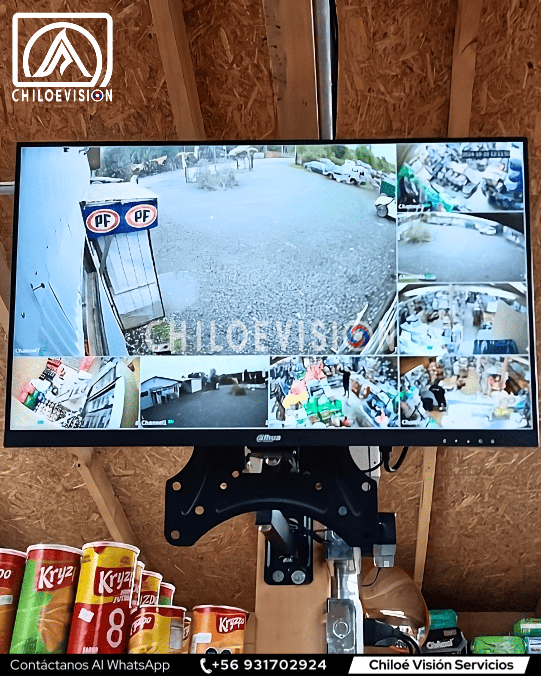 Cámaras CCTV en Chiloé