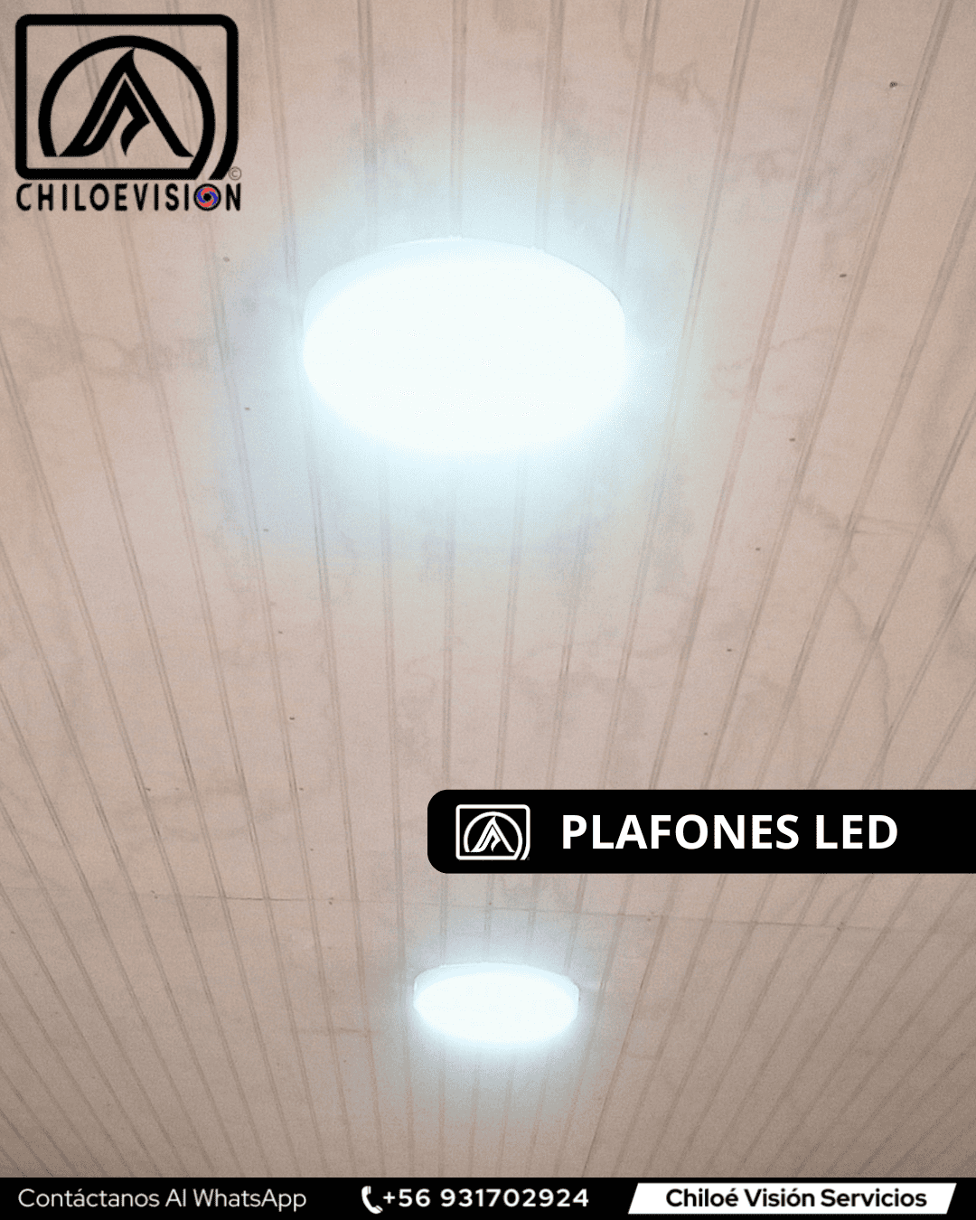 Plafones Led en Chiloé