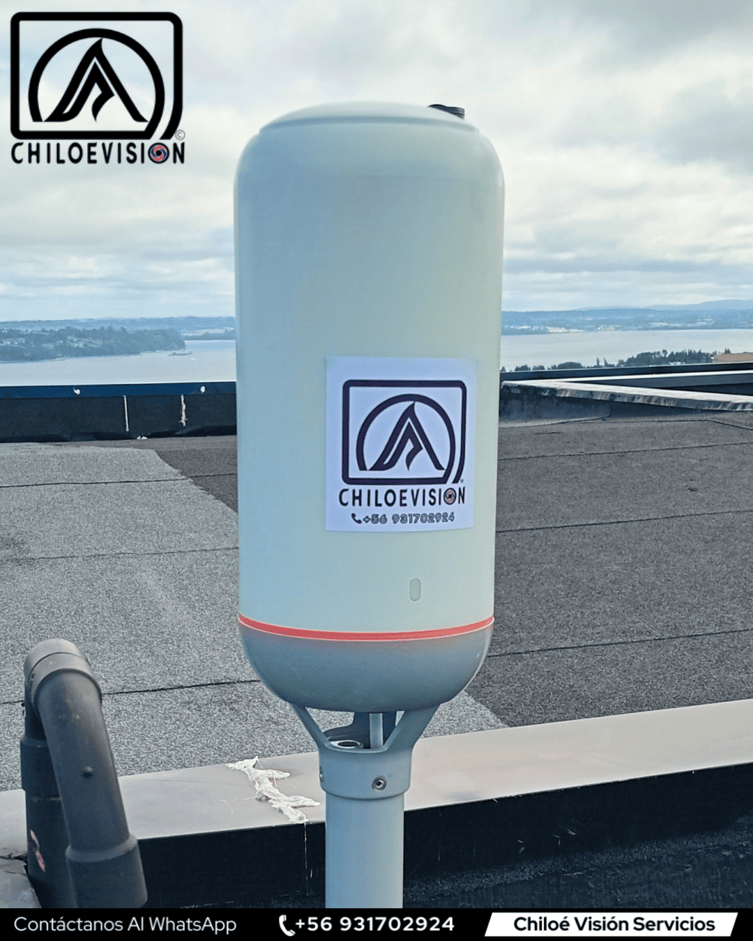 Antena de internet en Chonchi, Chiloé