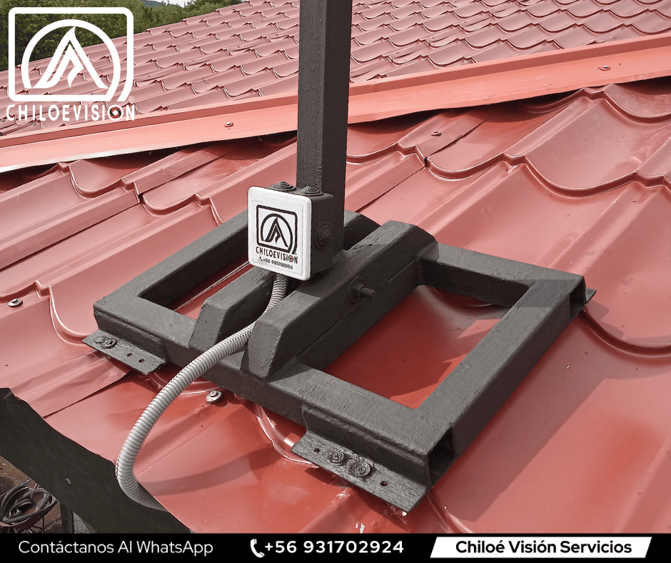 Instalación de Soporte Metálico tipo Base Sobrepuesta