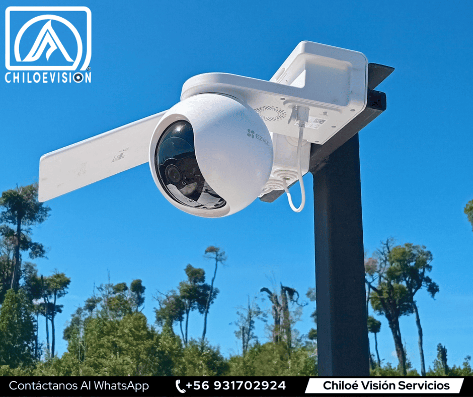 Camara de Seguridad Solar en Quellon