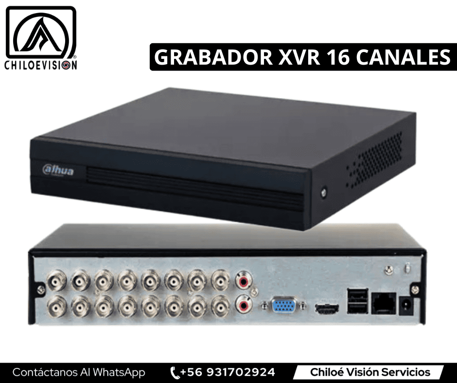Grabador XVR de 16 Canales