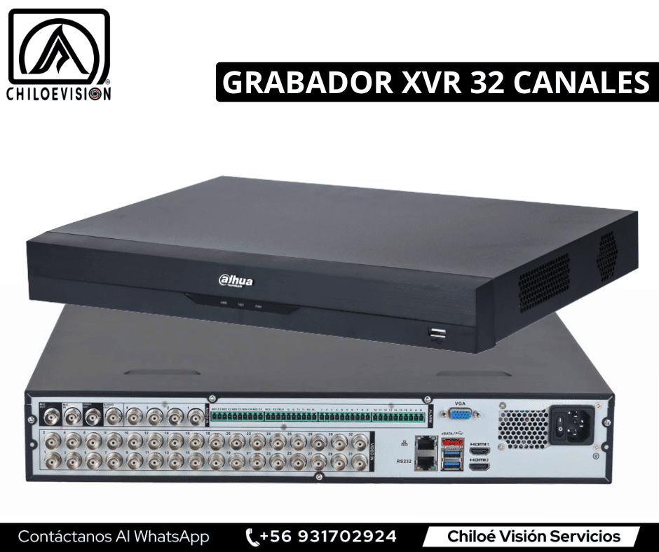 Grabador XVR de 32 Canales