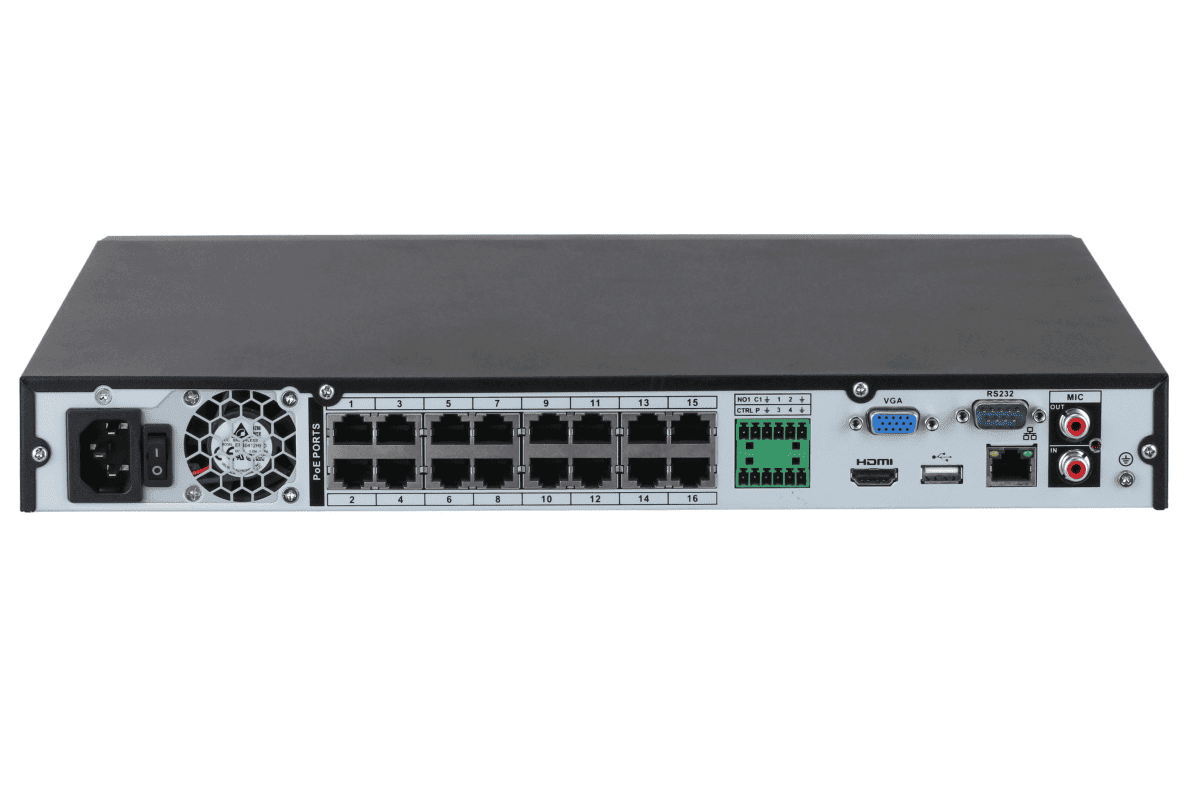 NVR 16 Canales con 16 Puertos PoE Dahua DHI-NVR4216-16P-EI