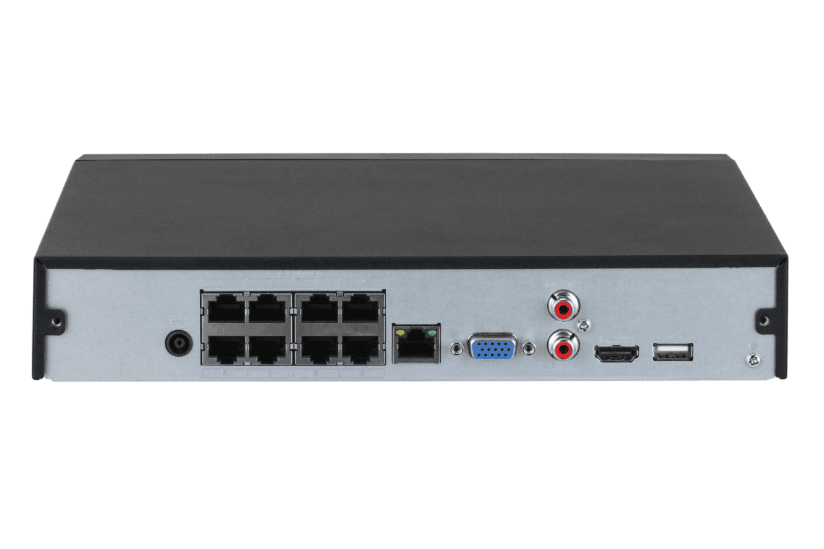 NVR 16 Canales con 8 Puertos PoE Dahua DHI-NVR4116HS-8P-4KS3