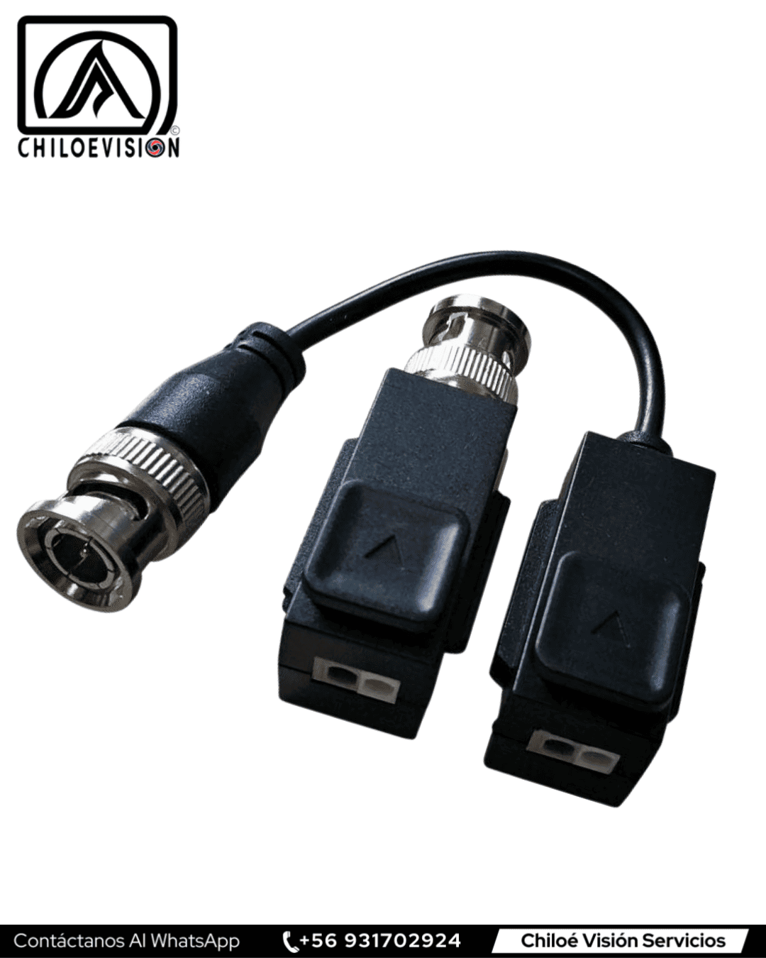 Video Balun Pasivo Hikvision en Chiloe