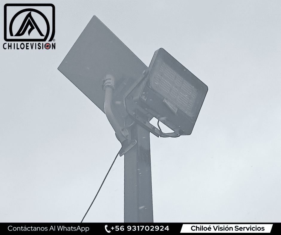 Instalación de antena Starlink en Chiloe