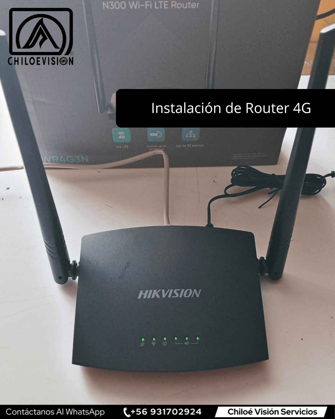 Instalacion de Router en Chiloe